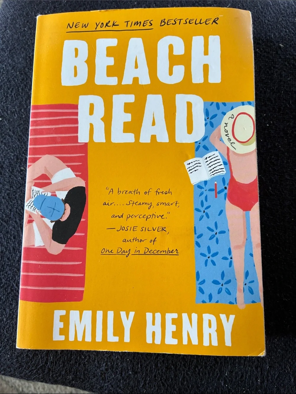 Emily Henry Beach Read-Inspired Women’s Swim Coverup in Yellow